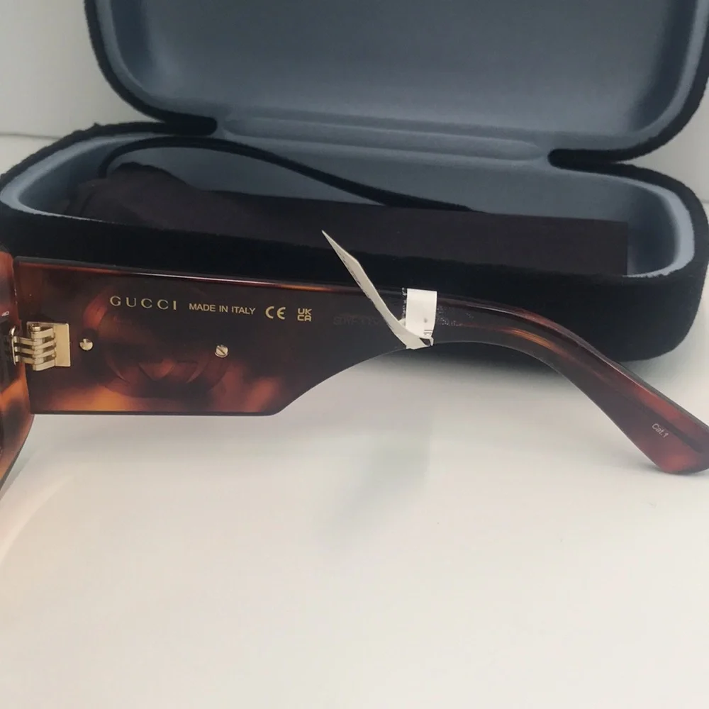 💯- New Authentic Gucci™ GG1251S 002 56 - Havana Sunglasses